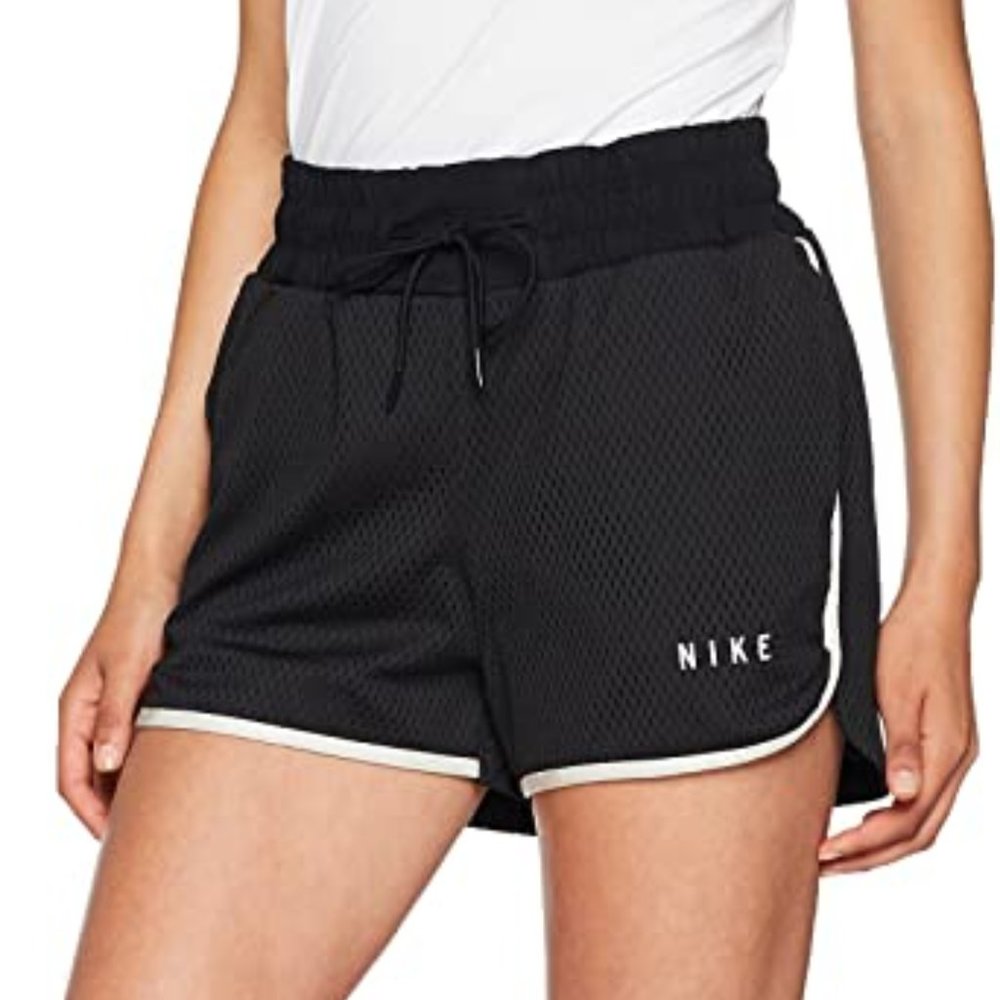 Nike‎ Women's 3" Sportswear Mesh Shorts Black/White